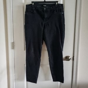 D JEANS Plus Size Black Skinny Jeans - Size 16W